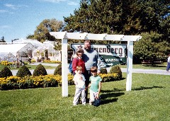 Ruth Bennett McDougal Dorrough; Dan Dorrough; Andy McDougal; Ben Dorrough; Sonnenberg gardens